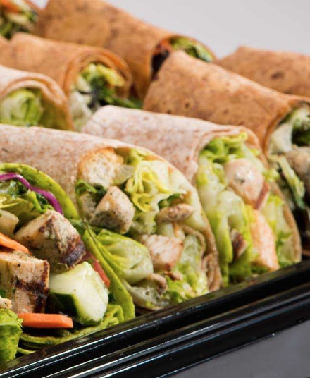 lunch catering wrap tray for union city corporate